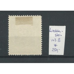 Liechtenstein 103B Landschaften & Fürsten  MH/unused  CV 320 €
