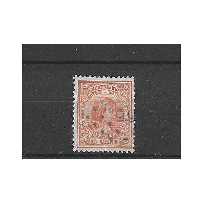 Netherlands 39 with numeral dot cancel  99 VFU/used CV 30 €