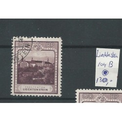 Liechtenstein 104B Landschaften & Fürsten  VFU/used  CV 160 €