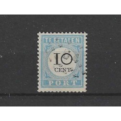 Netherlands P7D-I postage due with numeral dot cancel  64 VFU/used CV 20 €