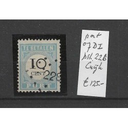 Netherlands P7D-I postage due with numeral dot cancel  228 VFU/used CV 130 €