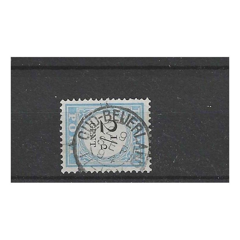 Nederland P5 met "OUD-BEIJERLAND 1894" kleinrond VFU/gebruikt CV 10+ €