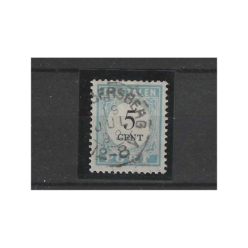 Nederland P6 met "HILLEGERSBERG 1892" kleinrond VFU/gebruikt CV 110+ €