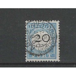 Netherlands P10 with "HERTOGENBOSCH 1895" small round cancel VFU/used CV 10+ €