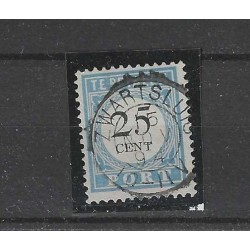 Nederland 121K-124K Wilhelmina 1923 VFU/gebr CV 28 €