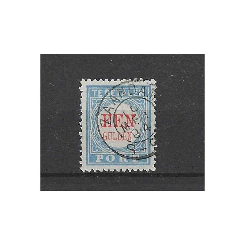 Netherlands P12 with "ZAANDAM 1894" small round cancel VFU/used CV 35+ €