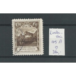 Liechtenstein 105A Landschaften & Fürsten  VFU/used  CV 450 €