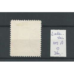 Liechtenstein 105A Landschaften & Fürsten  VFU/used  CV 450 €