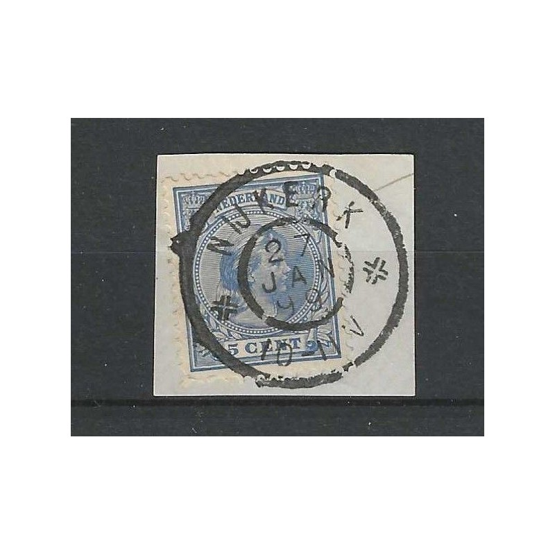 Nederland 35 met "NIJKERK 1899" grootrond VFU/gebruikt CV 5 €