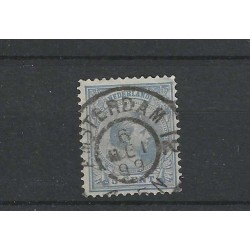 Netherlands 35 with "AMSTERDAM-12  1899" large round cancel VFU/used CV 25 €