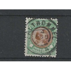 Netherlands 45 with "ZALTBOMMEL 1897" large round cancel VFU/used CV 20+ €