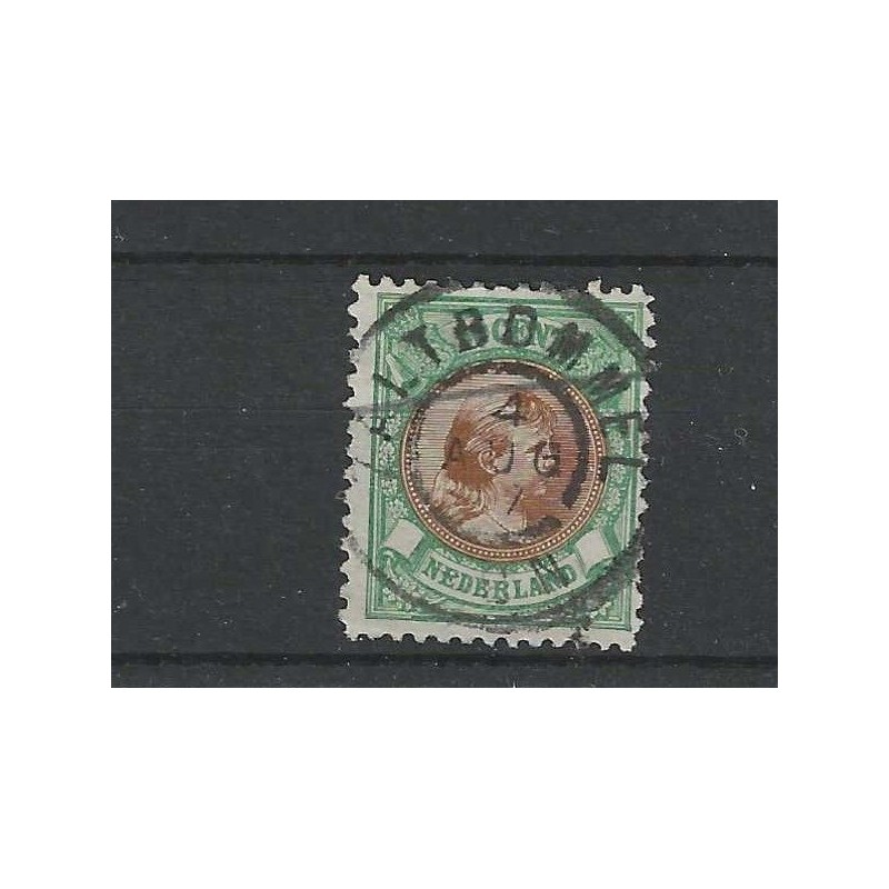 Netherlands 45 with "ZALTBOMMEL 1897" large round cancel VFU/used CV 20+ €