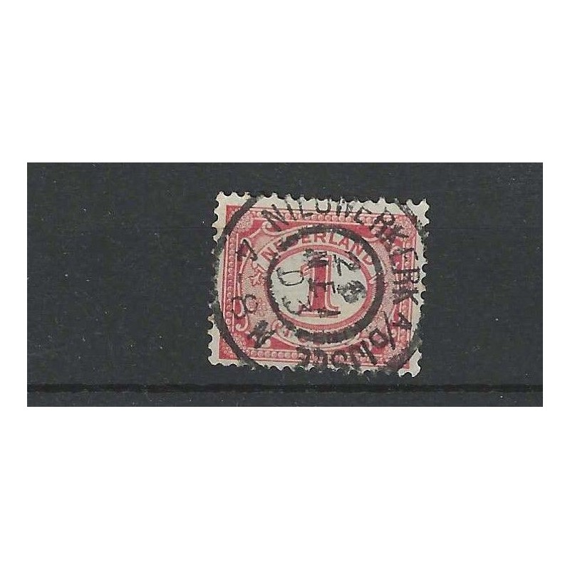Nederland 51 met "NIEUWERKERK A/D IJSEL 1903" grootrond VFU/gebruikt CV 10+ €