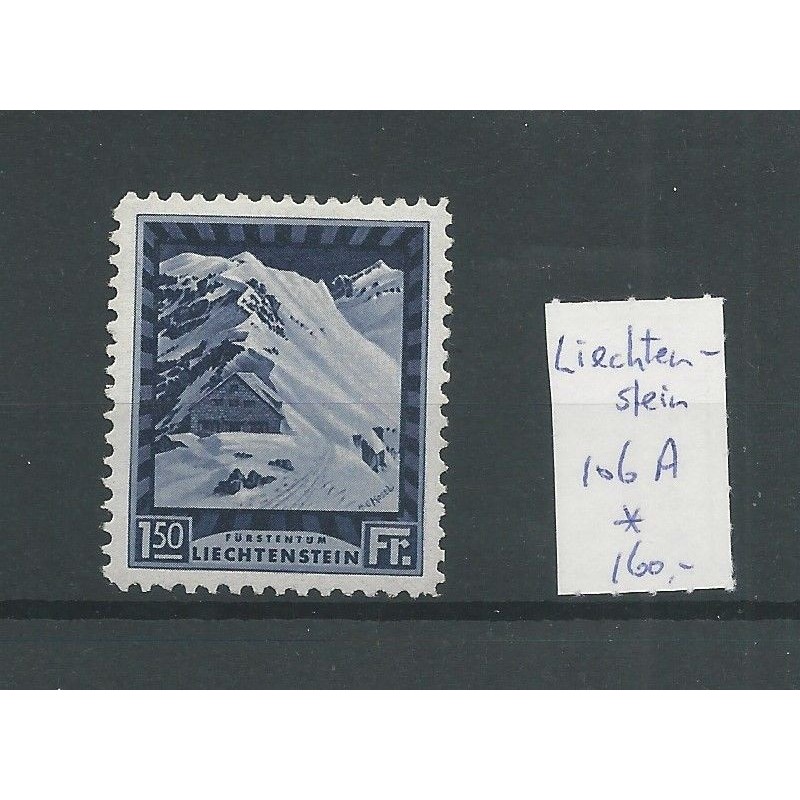 Liechtenstein 106A Landschaften & Fürsten  MH/unused  CV 200 €