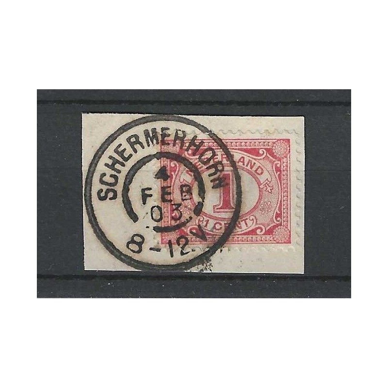 Nederland 51 met "SCHERMERHORN 1903" grootrond VFU/gebruikt CV 4+ €