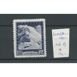 Liechtenstein 106B Landschaften & Fürsten  MH/ongebr  CV 160 €