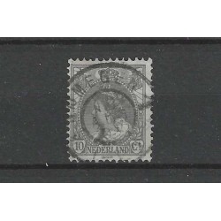 Netherlands 62 with "NIJMEGEN-1 1902" large round cancel  VFU/used CV 10+ €