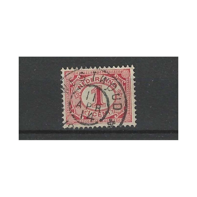 Nederland 51 met "WESTWOUD 1914" grootrond  VFU/gebruikt CV 10+ €