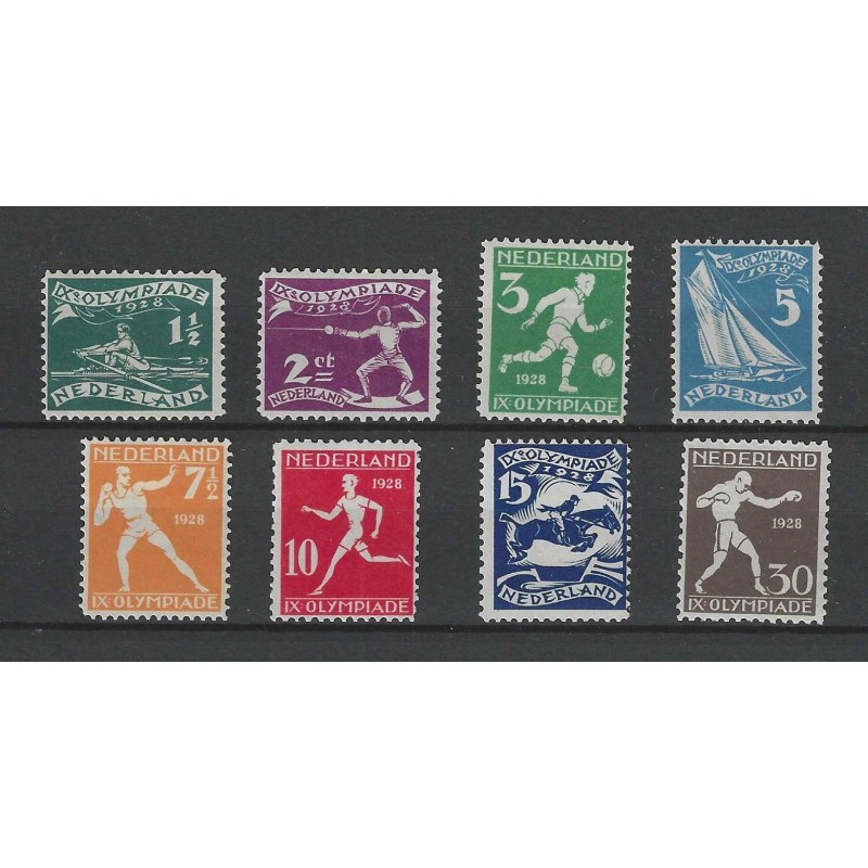 Netherlands 212-219 Olympiade bijna postfris CV 70 €