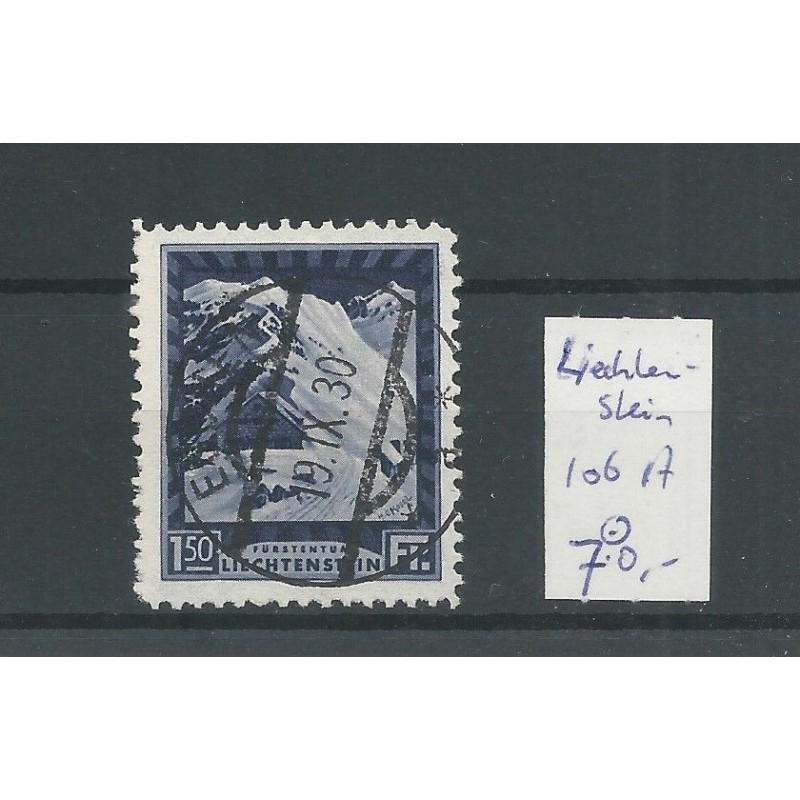 Liechtenstein 106A Landschaften & Fürsten  VFU/used  CV 90 €