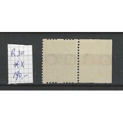 Netherlands R30 Two-sided syncopated perforation m. wm. MNH  CV 190 €
