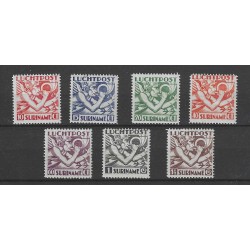 Suriname LP1/7  Airmail MNH CV 37,50 €