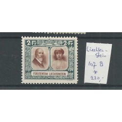 Liechtenstein 107B Landschaften & Fürsten  MH/unused  CV 240 €
