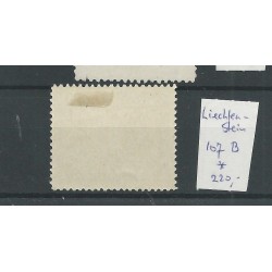Liechtenstein 107B Landschaften & Fürsten  MH/unused  CV 240 €