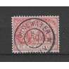 Netherlands 89 with "OUDEWATER  1907" large round cancel VFU/used  CV 20++ €