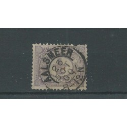 Small round cancel "AALSMEER 1900" on  50  VFU/used
