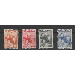 Curacao 164-167 Koninklijke familie VFU/gebr  CV 3,50  €