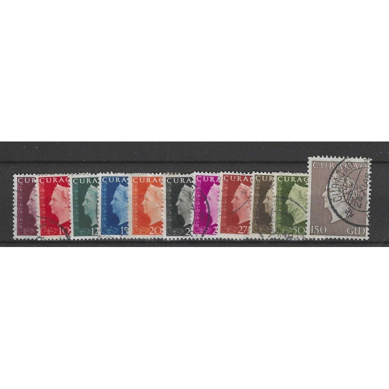 Curaçao 185-195  Wilhelmina VFU/used  CV 49  €