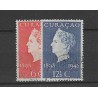 Curaçao 196-197  Wilhelmina VFU/used  CV 1.60  €