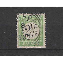 Curaçao P1-II  Postage due 1889 VFU/used  CV 7,5 €