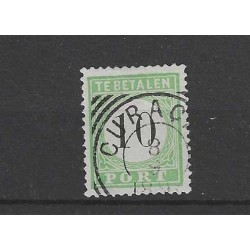 Curaçao P3-III  Postage due 1889 VFU/used  CV 45 €