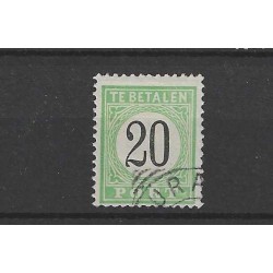 Curaçao P6-III  Postage due 1889 VFU/used  CV 15 €