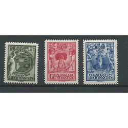 Liechtenstein 116-118 Jügendsorge MH/unused  CV 200 €