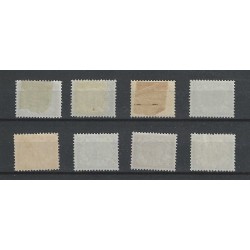 Dutch East Indies  40-47 Numeral MH/unused  CV 45 €