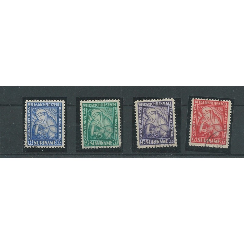 Suriname 137-140  van Heemstra VFU/gebr   CV 25 €