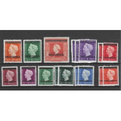 Dutch East Indies  351-361  Wilhelmina  MH/unused  CV 345 €