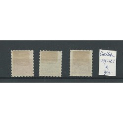 Liechtenstein 119-121 Landschaften  MH/unused  CV 950 €