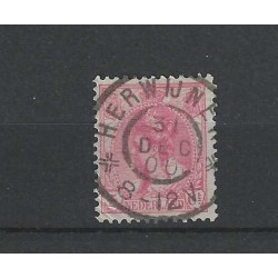 Netherlands 60  "HERWIJNEN 1900" large round cancel  VFU/used  CV 10 €