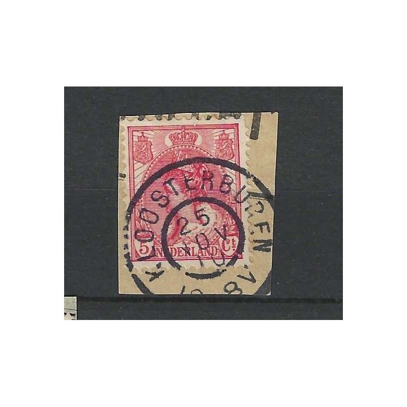 Netherlands 60  "KLOOSTERBUIREN 1910" large round cancel  VFU/used  CV 10 €