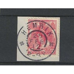 Netherlands 60  "HEMRIK 1912" large round cancel  VFU/used  CV 10 €