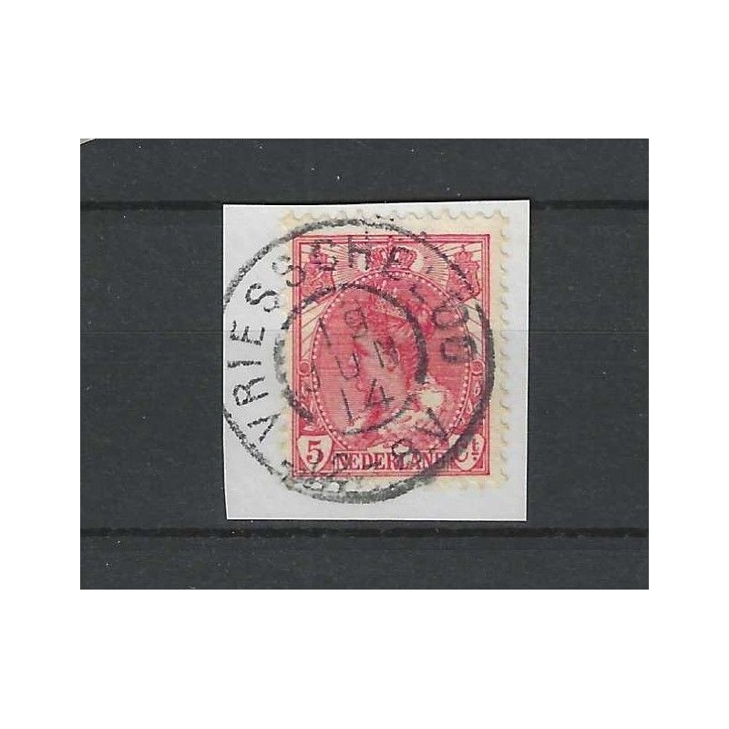 Nederland 60  "VRIESSCHELOO 1914" grootrond  VFU/gebr  CV 15 €