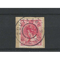 Netherlands 60  "ZOUTKAMP 1911" large round cancel  VFU/used  CV 10 €