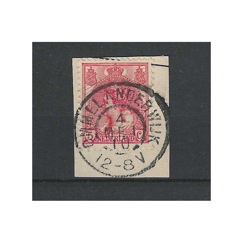 Nederland 60  "OMMERLANDERDIJK 1910" grootrond  VFU/gebr  CV 5 €