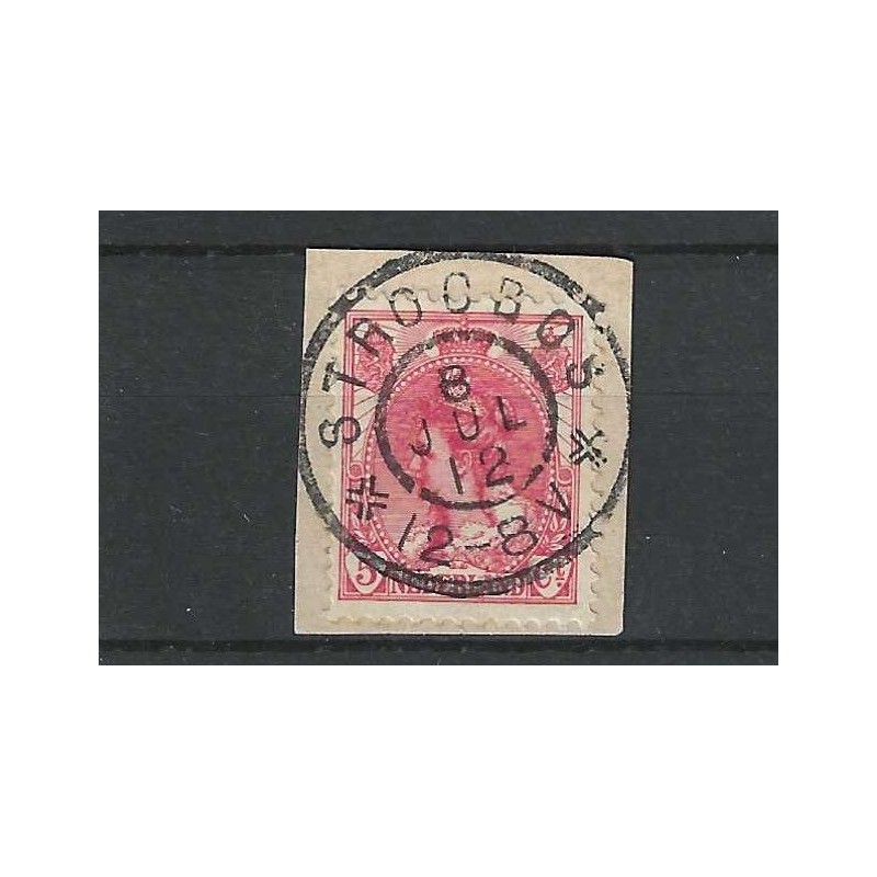 Netherlands 60  "STROOBOS 1912" large round cancel  VFU/used  CV 10 €