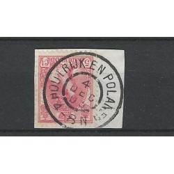 Netherlands 60  "HOUTRIJK AND POLANEN 1903" large round cancel  VFU/used  CV 5 €