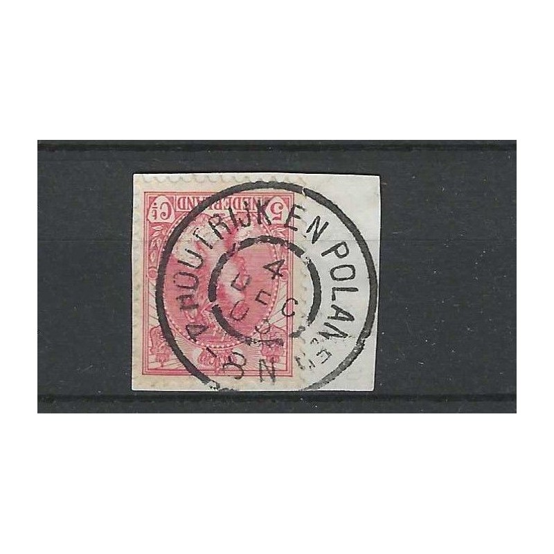 Netherlands 60  "HOUTRIJK AND POLANEN 1903" large round cancel  VFU/used  CV 5 €